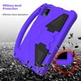thumbnail image 7 of ELEHOLD Rugged Case for T-Mobile REVVL Tab 5G (2023) 10.36 Inch Kids Friendly EVA Full Body Protective with Kickstand Handle Grip Shockproof Anti-Scratch Cover,Purple, 7 of 7