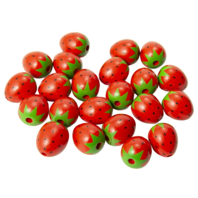30 piezas de de de fresa de Halloween de de oración de Boho Bead Decoración para colgar en