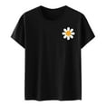 thumbnail image 3 of TSADFHJI Chandails en Molleton Femmes Manches Longues T-Shirt d'Été Décontracté Imprimé Manches Courtes Col Rond m Noir, 3 of 4