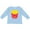 AE-Light Blue, variant on Inktastic Cute Kawaii French Fries Boys or Girls Long Sleeve Toddler T-Shirt