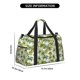 thumbnail image 3 of Fotbe Green Hawaii Palms Bolsa de Viaje con Estampado, Bolsa de Fin de Semana para Mujer con Compartimento para Zapatos, Bolsa de Gimnasio con Bolsillo Húmedo, 3 of 7
