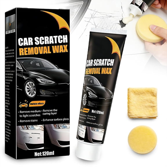 2026 New Scratch Remover for Vehicles, Car Scratch Removal Wax, Effective Car Paint Scratch Remover for Light to Medium Scratches, Car Scratch Repair Kit Safe for All Paint Colors
