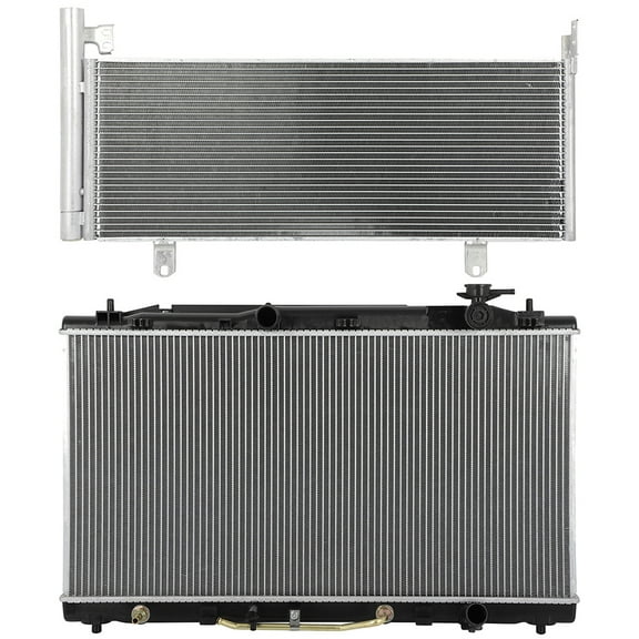 cciyu Aluminum Radiator Replacement 2008-2011 for Toyota for Camry Plastic Radiator Auto Parts Complete radiator Radiator Engine Coolant Radiator Assembly Radiator