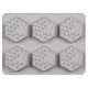 thumbnail image 3 of Moldes de jabón de panal de abeja de 6 cavidades, molde de colmena de abeja de silicona hexagonal 3d, 3 of 5