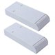 thumbnail image 1 of 2Pcs Hidden Desk Bottom Storage Box Under Desk Adhesive Pen Box Invisible Drawer Type Stationary Container Sundries Organizer (Grey), 1 of 3