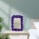 thumbnail image 5 of Espejo multicolor irrompible de mesa acrílico para maquillaje, bonito marco de espejo Violeta, 5 of 7