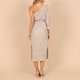 thumbnail image 5 of Vestido largo plisado para mujer estilo elegante holgado con cintura elástica ropa de fiesta FLhrweasw Nuevo, 5 of 9