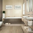 thumbnail image 2 of Trendy Decor 4U Bath Relax Framed Wall Art With Brown Finish VBOY675-226G, 2 of 3
