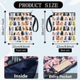 thumbnail image 2 of Funda protectora para libros de gatos, de tela lavable, con cremallera y bolsillo adicional., 2 of 9