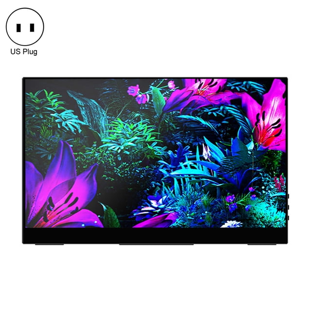 Pantalla de visualización de 15,6 pulgadas, monitor táctil 4K tipo C dual para teléfono PS5/Xbox Ndcxsfigh Para estrenar