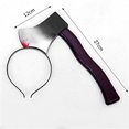 thumbnail image 5 of 1 juego de diadema de cuchillo para la cabeza de Halloween decoración de Horror Haxe tijera diadema suministros para fiesta de Halloween accesorios para cosplay Zombie Decors Feliz Sencillez, 5 of 5