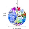 thumbnail image 5 of 3"/79mm Hanging Crystal Prism Suncatcher for Window Large Sun Catchers AB Colored Faceted Prisms Ornament Rainbow Maker Chandelier Crystal Pendant, 5 of 8