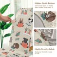 thumbnail image 5 of Yayeee 4 Pack Dining Chair Covers Stretch Parson Chairs Slipcovers Seat Protector, Cartoon Dog Reading Pattern, 5 of 6