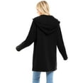 thumbnail image 3 of Made by Olivia Women's Casual Oversized Loose Fit Zip Up Pullover Hoodie Tunic Sweatshirt Jacket Fall Outfits (S-3X), 3 of 5