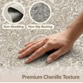 thumbnail image 6 of ODIKA 8'x10' Washable Area Rug Durable, Non-Slip Beige Dining Motif Faded Ivory Neutral Cream Textured Colored for Living Room, Under Sectional, Family, 6 of 7