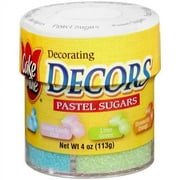Cake Mate Pastel Sugars Decors, 4 oz