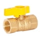 thumbnail image 2 of Válvula de bola Eastman Brass FIP con mango en T de 1/2 pulgada para gas, 2 of 2