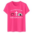 thumbnail image 5 of LUOGENLI T-shirts pour Femme pour Femmes T-Shirt Décontracté à Imprimé de Lettres Col Rond Manches Courtes T-Shirt Plusieurs Couleurs T-shirts pour Femmes T-shirts Graphiques Fête de la Saint-Patrick S, 5 of 5
