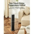 thumbnail image 4 of Pelonis 30" Tower Heater, Ceramic, Indoor Electric, Oscillating, 1,500 Watts, Remote Control, Black, 4 of 9
