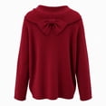 thumbnail image 5 of yillto Women Fashion Sweater Bow Neck Elegant Knit Top Dressy Work Fall Winter Pullover Sweaters, 5 of 6