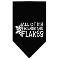 thumbnail image 4 of Mirage Pet Products All My Friends are Flakes Screen Print Bandana for Pets, Large, Turquoise, 4 of 9