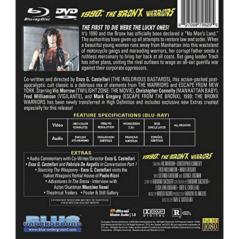 1990: The Bronx Warriors (Blu-ray + DVD) - Walmart.com 1990: The Bronx Warriors (Blu-ray + DVD) - Walmart.com