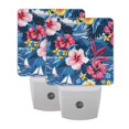thumbnail image 7 of Sea and Tropical Flower Night Light 2 Pack LED Nightlight Plug into Wall Dusk to Dawn Sensor Soft White, 7 of 7