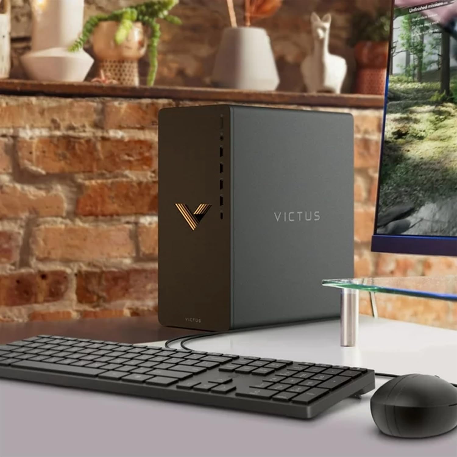 HP VICTUS TPC-F124-MT Desktop, AMD Ryzen 5 5600G, 8GB RAM, 512GB