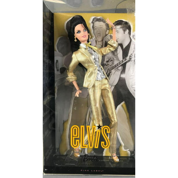 as Presley Gold Suit Doll Pink Label 2010 Mattel T7907 - Walmart.com