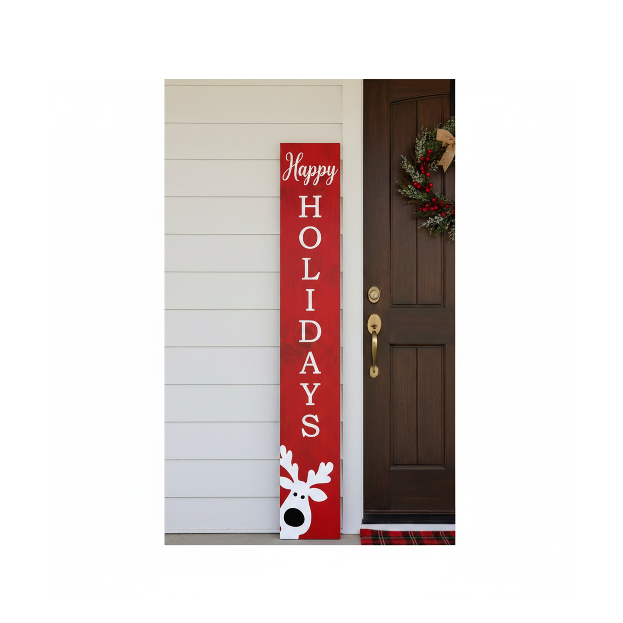 Calloway Mills 118745907 Peeking Reindeer Porch leaner, 59" x 07"