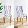 thumbnail image 3 of Yayeee 2 Pack Dining Chair Covers Stretch Parson Chairs Slipcovers Seat Protector, Abstract Pink, 3 of 6