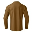 thumbnail image 5 of Men's Fashion Mock Turtleneck T-Shirts Long Sleeve Pullover Sweater Basic Designed Undershirt Slim Fit Top, 5 of 5