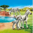 thumbnail image 2 of PLAYMOBIL Adventure Zoo Zebras with Foal, 2 of 4