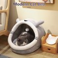 thumbnail image 3 of Cat Cave Cat Bed Pet Cave Bed for Cats Small Pets, 3 of 7