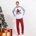 thumbnail image 3 of Christmas Pajamas Set for Family Santa Tree Print Mom Dad Kids Matching Outfits Parent-child 2 Pieces Suit Sleepwear Baby Romper, 3 of 3