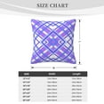 thumbnail image 4 of ZICANCN Geometric Plaid Decorative Throw Pillow Covers, Bed Couch Sofa Decorative Knit Pillow Covers for Living Room Farmhouse 20"x20", 4 of 8
