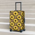 thumbnail image 5 of Travel Luggage Cover Protector - Sunflowers leopard Aesthetic yellow Anti-Scratch Suitcase Covers Fits 18-32 Inch Luggage, 5 of 5