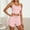 Pink18, variant on TANYSU Maternity Women Pajama Sets V-Neck Sleeveless Lace Trim Sleepwear With Shorts Set 2 Piece Solid Color Nightwear For Mother-to-be