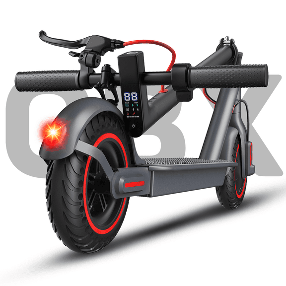 OBX OBX 350W Electric Scooter for Adults: 18 MPH, 16 Mile Range, 8.5" Solid Tires, Foldable Portable E-Scooter for Commute