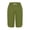 Green, variant on Capri Pants for Women With Pockets Solid Color Elastic Waist Sports Casual Drawstring Capris Pants With Side Pockets