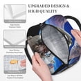 thumbnail image 3 of Disketp Astronaut in Outer Space Bolsa Térmica para Almuerzo, Lonchera con Abertura Amplia y Gran Capacidad, Organizador Reutilizable para Mujeres, Hombres y Adultos, 3 of 6