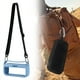 thumbnail image 1 of Altavoz cubierta de silicona estuche de altavoces portátil correa de hombro removible ligera para viajar con carcasa de mango suave Azul, 1 of 8