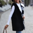 thumbnail image 6 of Leesechin Plaid Vest for Women Fall Winter Sleeveless Blazer Jackets, 6 of 6