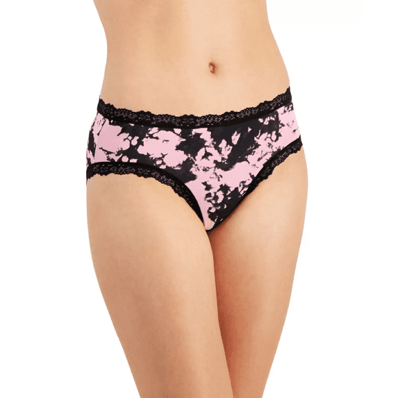 Jenni by Jennifer Moore Womens Lace Trim Hipster Underwear Tie Dye