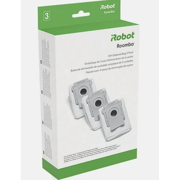 Irobot Vacuum Dirt Disposal Cleaner Bags For Roomba - Pack Of 3