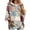 Army Green, variant on Women's Oversized 3/4 Sleeve Hoodie Pullover Floral Patchwork Graphic Hooded Sweatshirt Casual Trendy Fall Fashion Hoodies for Women