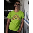 thumbnail image 2 of Halloween Rainbow W Ghost T-Shirt Men -Image by Shutterstock, Male 5X-Large, 2 of 4