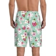 thumbnail image 2 of Yiaed Bunny And Rose for Men's Soft Sleep Pajama Short Lounging Pajama Shorts-Large, 2 of 8