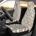 thumbnail image 2 of Sikiie Paisley Floral 5 Car Seat Protector 2 Pack Car Seat Cushion Mat, Car Seat Covers for SUV, Truck, Van, 2 of 7