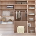 thumbnail image 5 of Unique Bargains 1 Pc Clothes Storage Foldable Storage Bags Beige 19*19*19in, 5 of 7
